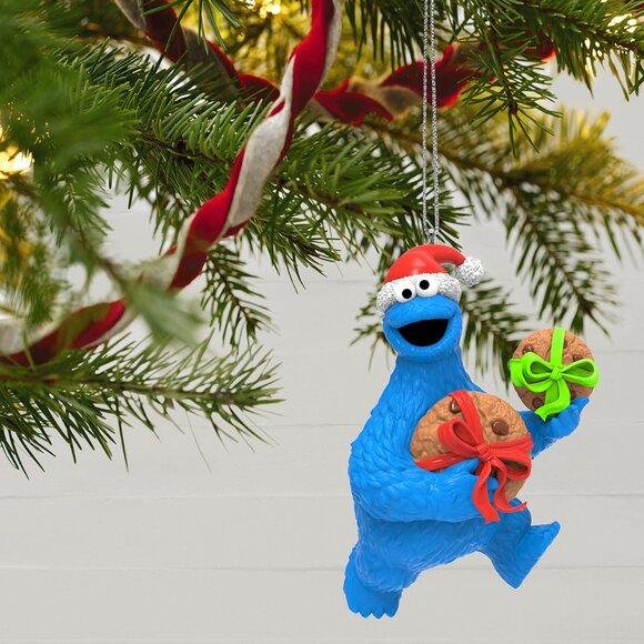 New! Cookie Monster Sesame St. Hallmark Keepsake Christmas Ornament 2021 - Picture 5 of 5